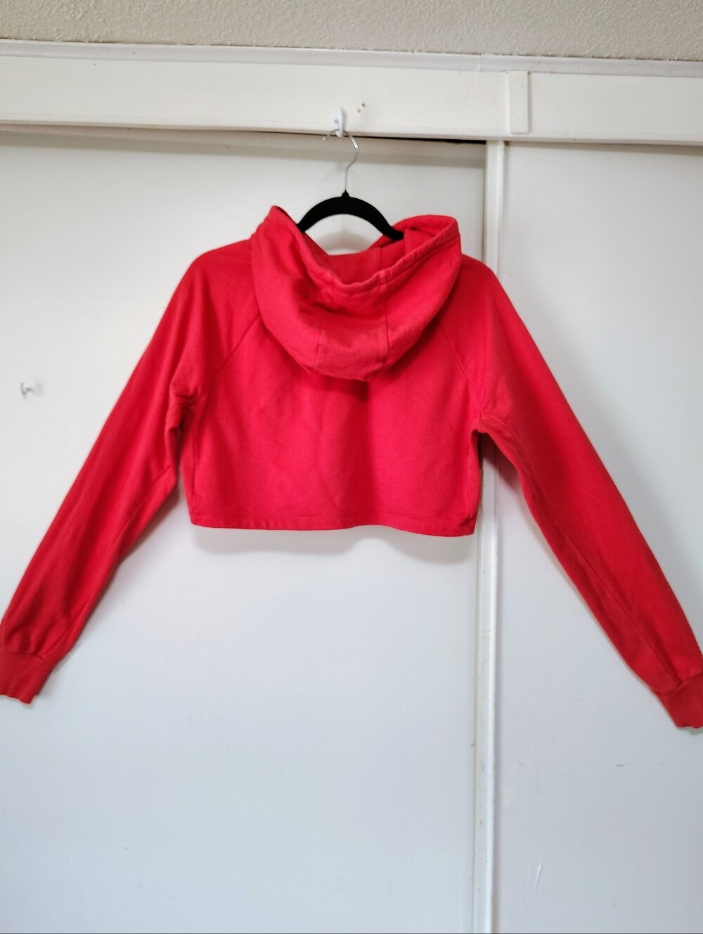 Gymshark Training Cropped Hoodie Women's Drawstring Orange sz S. - Picture 6 of 14